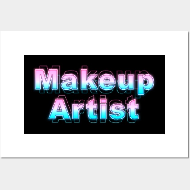 Makeup Artist Wall Art by Sanzida Design